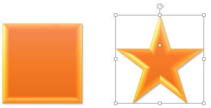 Shape attributes copied to the other shape Shape attributes copied to the other shape