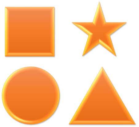 Attributes applied to more shapes Attributes applied to more shapes