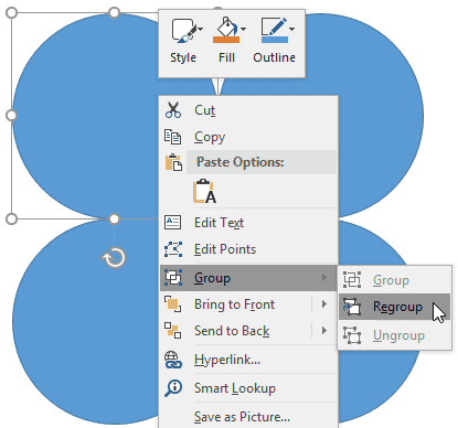 Regroup to reconstitute your ungrouped group