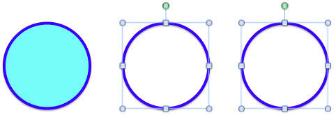 2nd and 3rd circles with fill removed