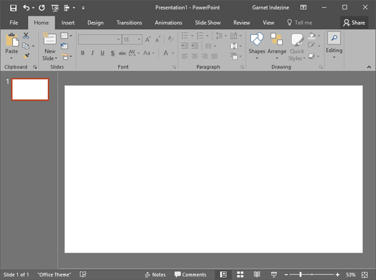 Slide with Blank layout Slide with Blank layout