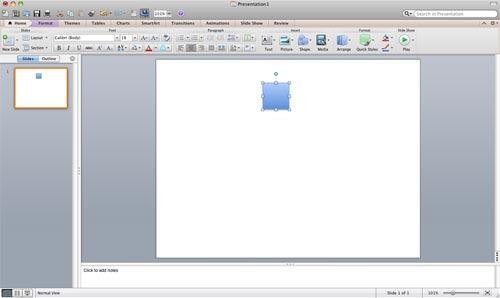 Shape inserted by clicking on the slide Shape inserted by clicking on the slide