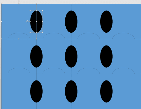 Square shape and Oval shape selected