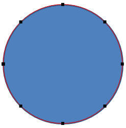 Oval shape in Edit Points mode