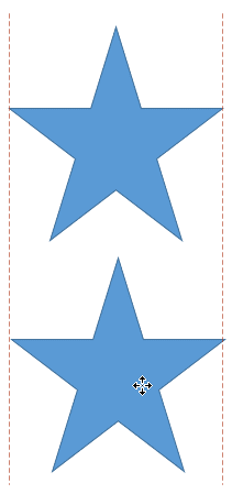 Move shape in straight line