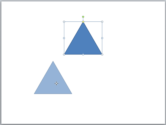 Move shape anywhere on the slide Move shape anywhere on the slide