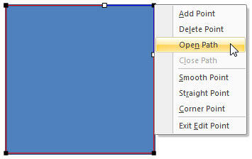 Open Path option