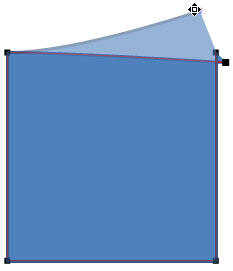 New point dragged apart