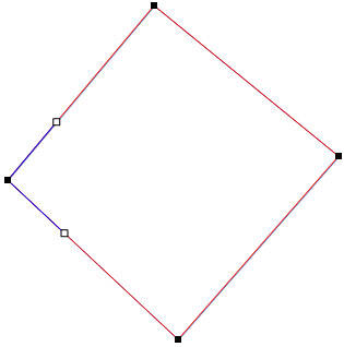 Open shaped converted into a closed Shape