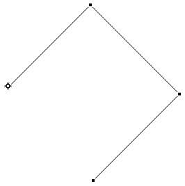 Place cursor over the opened point