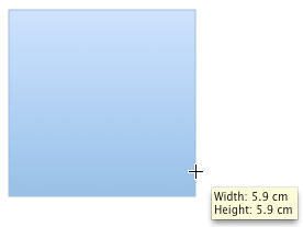 Drawing a square holding