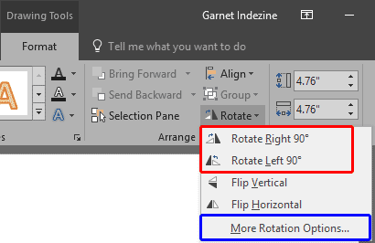 Rotate button Rotate button