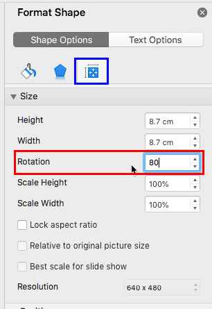 Format Shape Task Pane Format Shape Task Pane