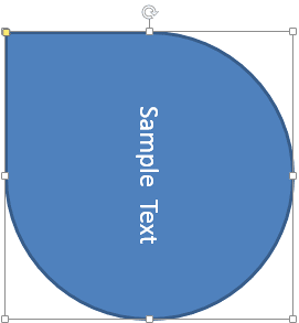 Shape flipped horizontally