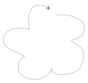 Drawing with scribble line shape