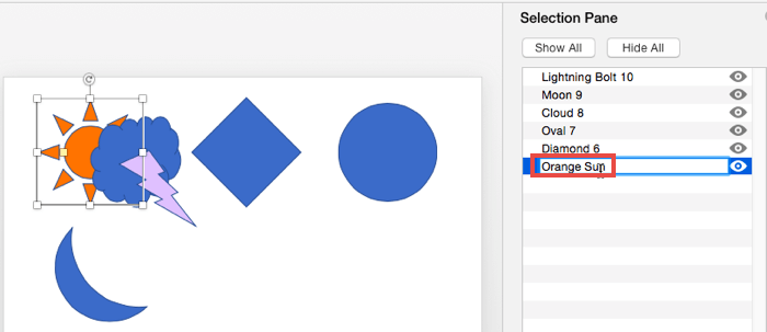Rename shape(s) Rename shape(s)