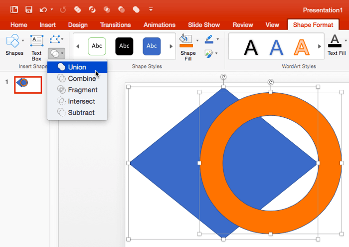 Merge Shapes gallery