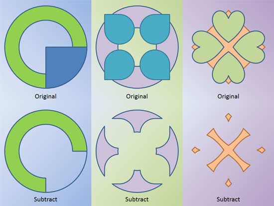 Sample showing use of the Subtract command
