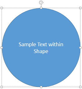 More text added within the same shape More text added within the same shape