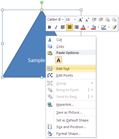 Context menu