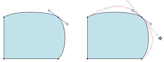 Selected point changed to Smooth Point