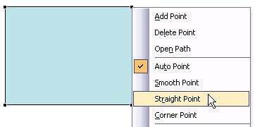 Straight Point option