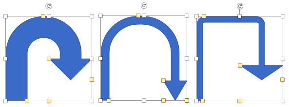 A U-Turn Arrow with a modified curve and arrowhead