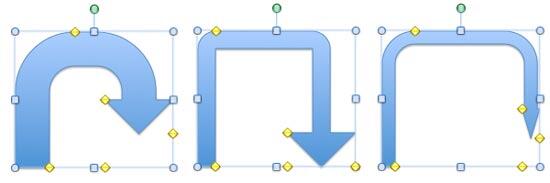 A U-turn Arrow with a modified curve and arrowhead A U-turn Arrow with a modified curve and arrowhead