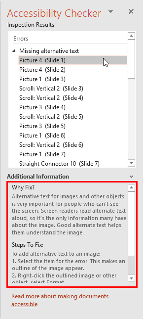 Additional Information section