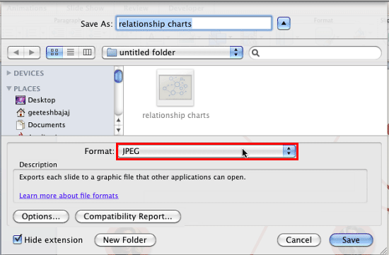 Save As dialog box Save As dialog box