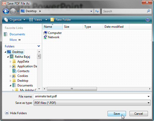 Save PDF File As Save PDF File As