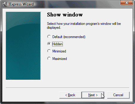 Show window Show window