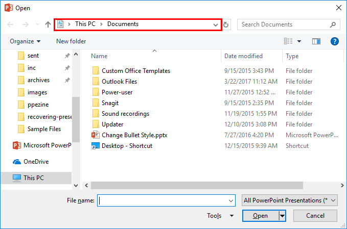 Open dialog box Open dialog box