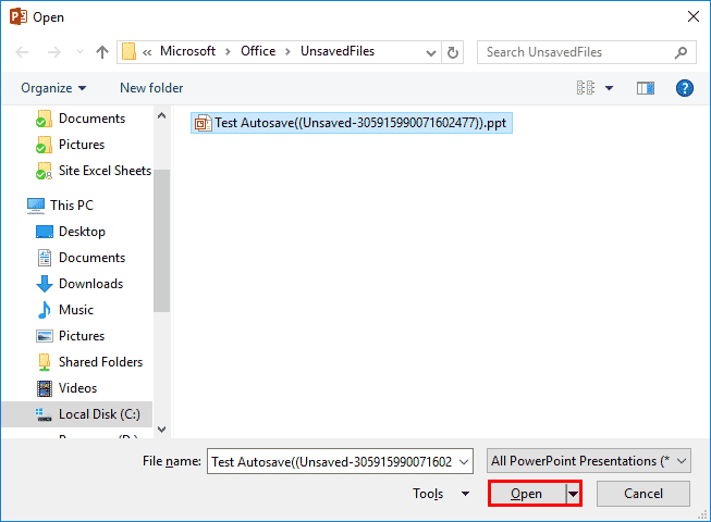 Open dialog box Open dialog box