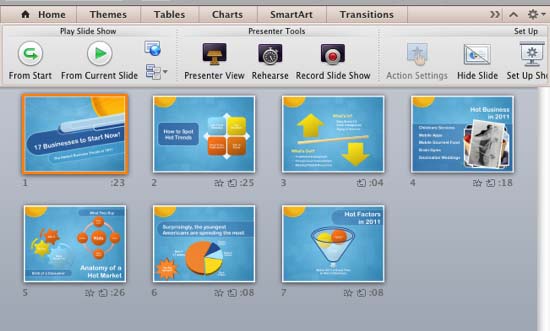 Noticed all the transition timings?