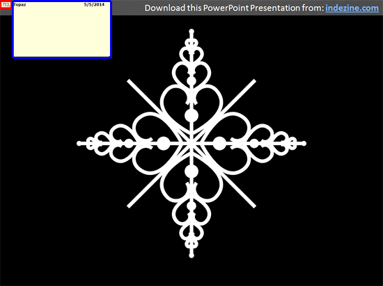 Comment icon on the slide