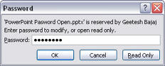 Password to modify Password to modify