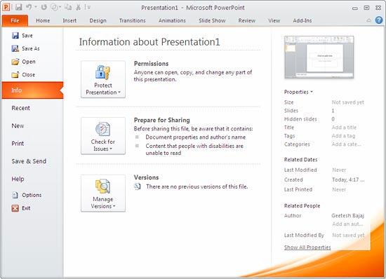 Info Panel Info Panel