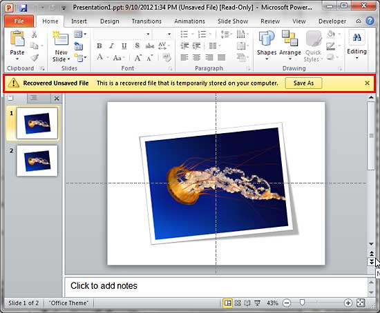 Presentation with yellow strip Presentation with yellow strip