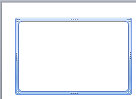 Table's outer border drawn with no cells Table's outer border drawn with no cells