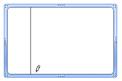 Complete vertical line drawn Complete vertical line drawn