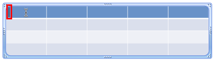 Click inside the table cell to establish the insertion point Click inside the table cell to establish the insertion point