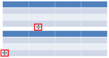Cursor changed to a bidirectional arrow Cursor changed to a bidirectional arrow