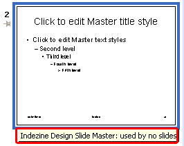 Renamed Slide Master