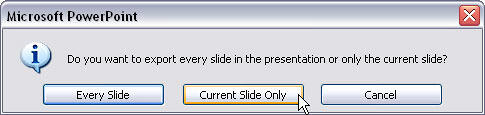Current slide only