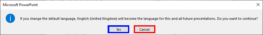 Do you want to change the default language in PowerPoint 365?