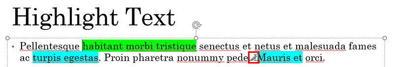 The highlighter cursor works as an eraser in PowerPoint 365