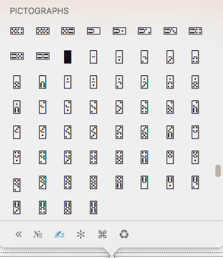 The Character Viewer dialog box
