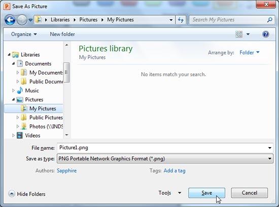 Save picture as PNG Save picture as PNG