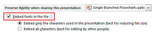 Chose the Embed option